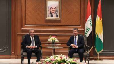 DEM Parti İmralı Heyeti, IKBY Başbakanı Barzani ile görüştü