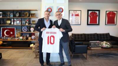 Shevchenko’dan, TFF Başkanı Hacıosmanoğlu’na ziyaret