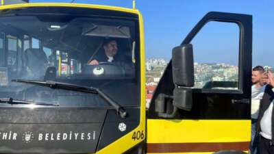 Bursa’da otobüs seferlerini kurban keserek kutladılar