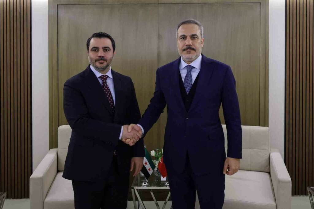 Bakan Fidan, Suriyeli mevkidaşı Şeybani ile görüştü Bakan Fidan, Suriyeli mevkidaşı Şeybani ile görüştü