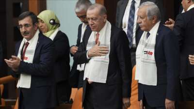 Erdoğan TBMM Başkanvekili Adan ile görüştü