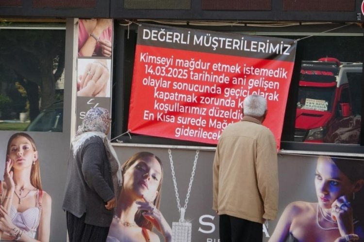Gelen geçen baktı! Kuyumcuya afiş astı ‘120 milyon TL’ iddiası