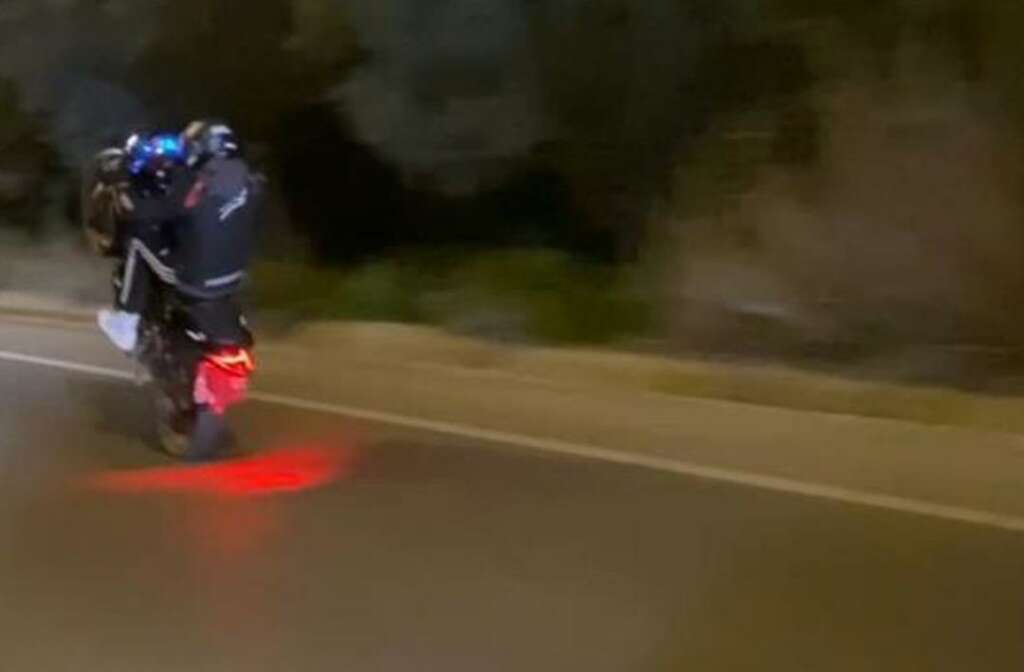 Bursa’da motosikletli sürücü ölümle dans etti!