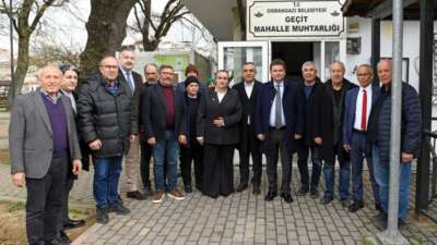 Başkan Aydın ilçeyi mahalle mahalle geziyor
