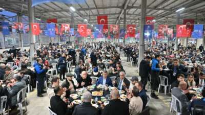 Bursa Büyükşehir’in iftarlarında 53 bin kişi buluştu