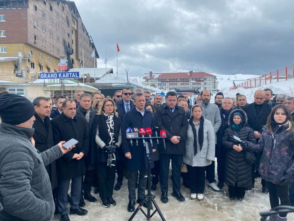 CHP Genel Başkanı Özel Bolu Kartalkaya faciası hakkında konuştu