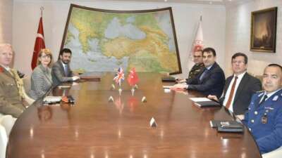 Milli Savunma Bakan Yardımcısı Heybet, Birleşik Krallık Ankara Büyükelçisi Morris ve heyetini kabul etti