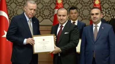 Cumhurbaşkanı Erdoğan’dan Bursalı firmaya teşekkür belgesi