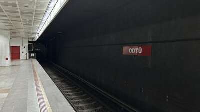 Ankara Metrosu ODTÜ İstasyonu geçici olarak kapatıldı