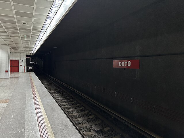 Ankara Metrosu ODTÜ İstasyonu geçici olarak kapatıldı