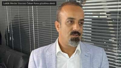 Laiklik Meclisi Sözcüsü Özkan Rona gözaltına alındı