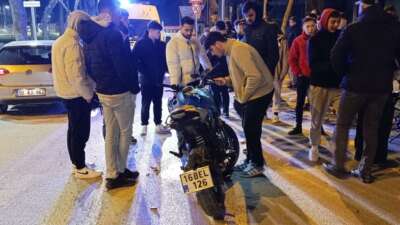 Bursa’da otomobil ile motosiklet çarpıştı: 1 yaralı