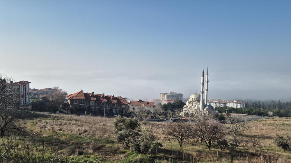 Marmara Denizi sis denizine dönüştü Marmara Denizi sis denizine dönüştü