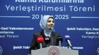 687 şehit yakını, gazi ve gazi yakını, kamu kurum ve kuruluşlarına atandı