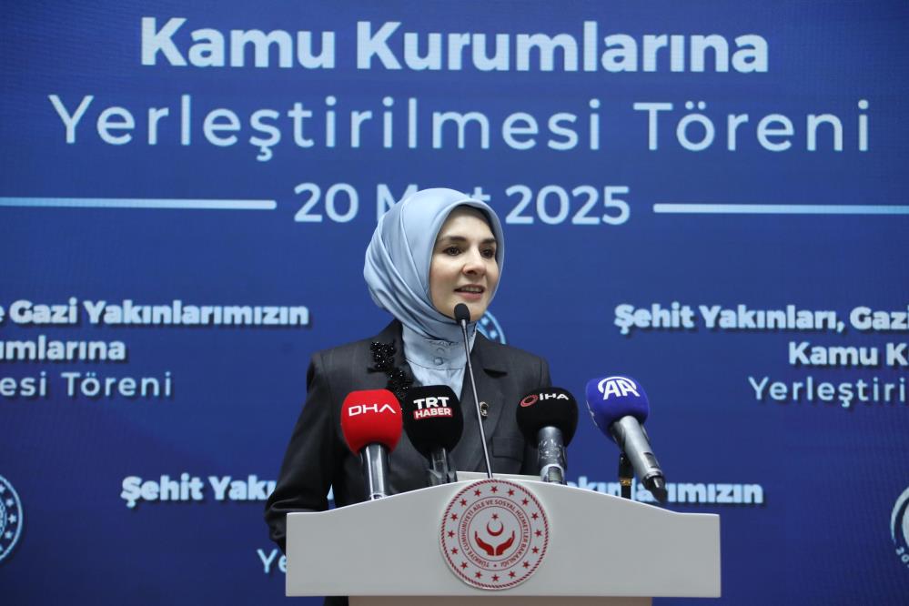687 şehit yakını, gazi ve gazi yakını, kamu kurum ve kuruluşlarına atandı
