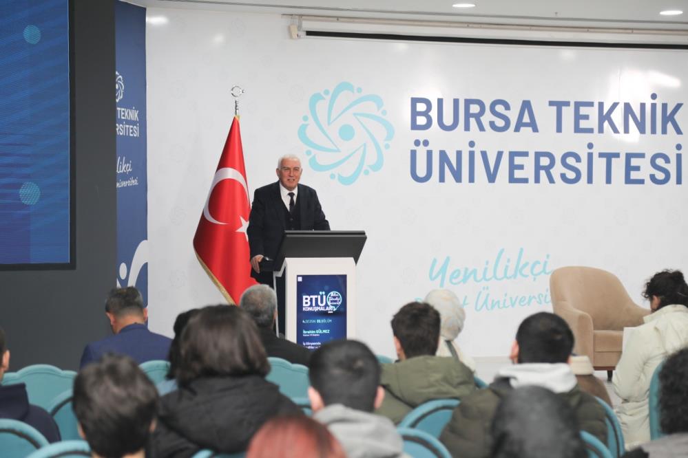 BTÜ konuşmalarının konuğu İbrahim Gülmez: “Sanayi fırsatlarını değerlendirerek başarıya ulaşın”