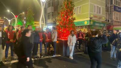 Bandırma’da eylemde gerginlik, 8 kişiye adli işlem başlatıldı