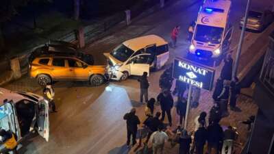Bursa’da uyuyan sürücü dehşet saçtı