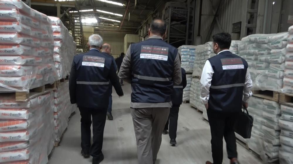Bursa’da yapı malzemeleri üreticileri denetlendi
