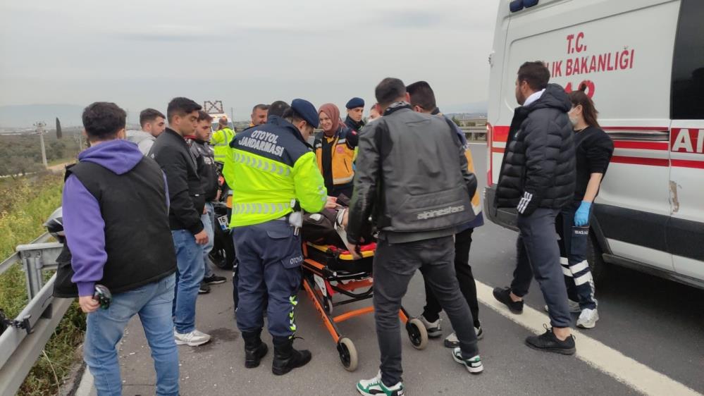 Bursa otobanında feci kaza