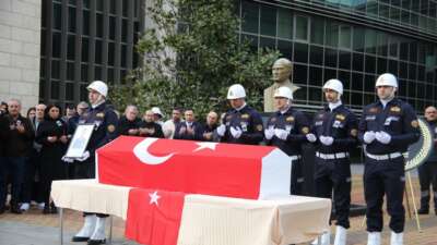 Bursa’da genç itfaiyeciye acı veda