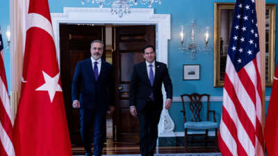 Dışişleri Bakanı Fidan, ABD Dışişleri Bakanı Rubio ile bir araya geldi