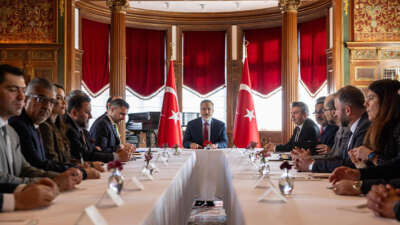 Dışişleri Bakanı Fidan, Suriye-Amerikan Toplumu Temsilcileri’ni kabul etti