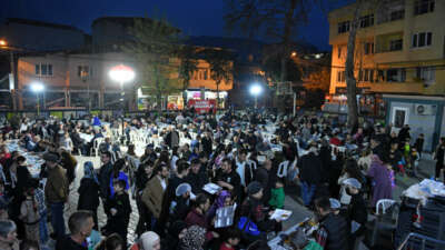 Osmangazi’de 1000 kişilik iftar sofrası