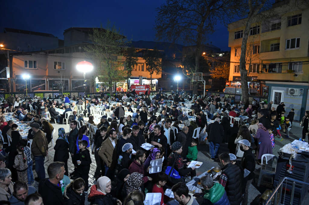 Osmangazi’de 1000 kişilik iftar sofrası