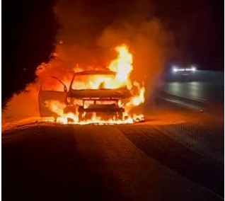 Bursa’da araçta çıkan yangın ormana sıçradı