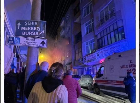 Bursa’da korkutan yangın Bursa’da korkutan yangın