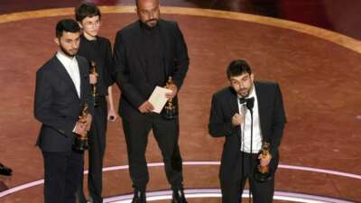 Filistinli ve İsrailli yönetmenin sözleri Oscar gecesine damga vurdu