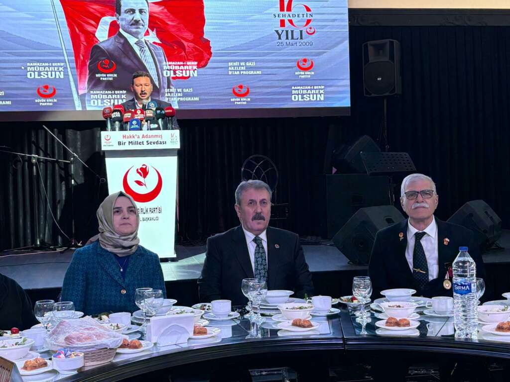 Büyük Birlik Partisi Genel Başkanı Destici Bursa’da