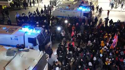 Başkentte protestolar devam ediyor