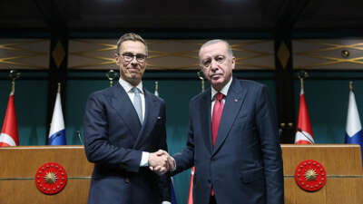 Erdoğan, Finlandiya Cumhurbaşkanı ile görüştü