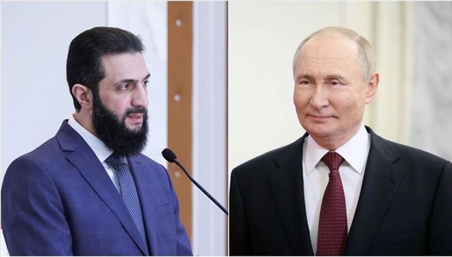 Putin’den Suriye Cumhurbaşkanı Şara’ya mesaj