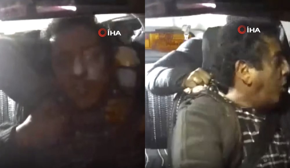 Takside korku dolu anlar: Şoförün başına silah dayadı, paraları istedi