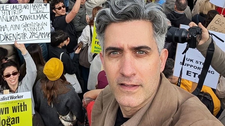 Memet Ali Alabora, İmamoğlu için düzenlenen eyleme katıldı