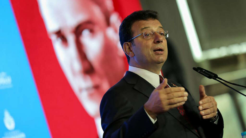 İmamoğlu, Kanal İstanbul’a işaret etti: Sazlıdere Barajı’nın içme suyu kullanım oranını yüzde 0’a indirmişler