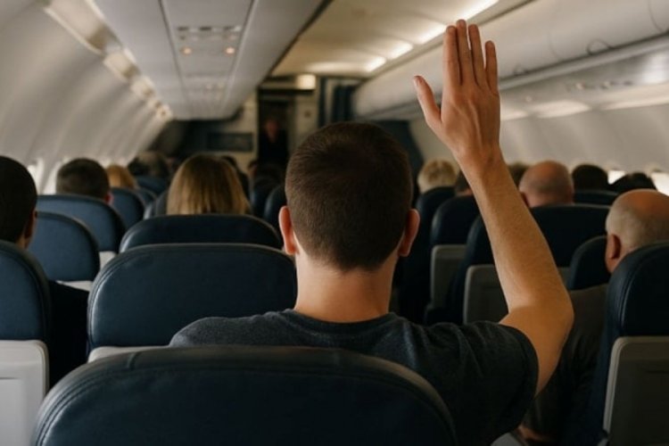 Piyango uçakta vurdu: El kaldırıp 115 bin TL’yi kaptı