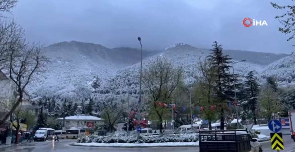 Bursalılara kar sürprizi!