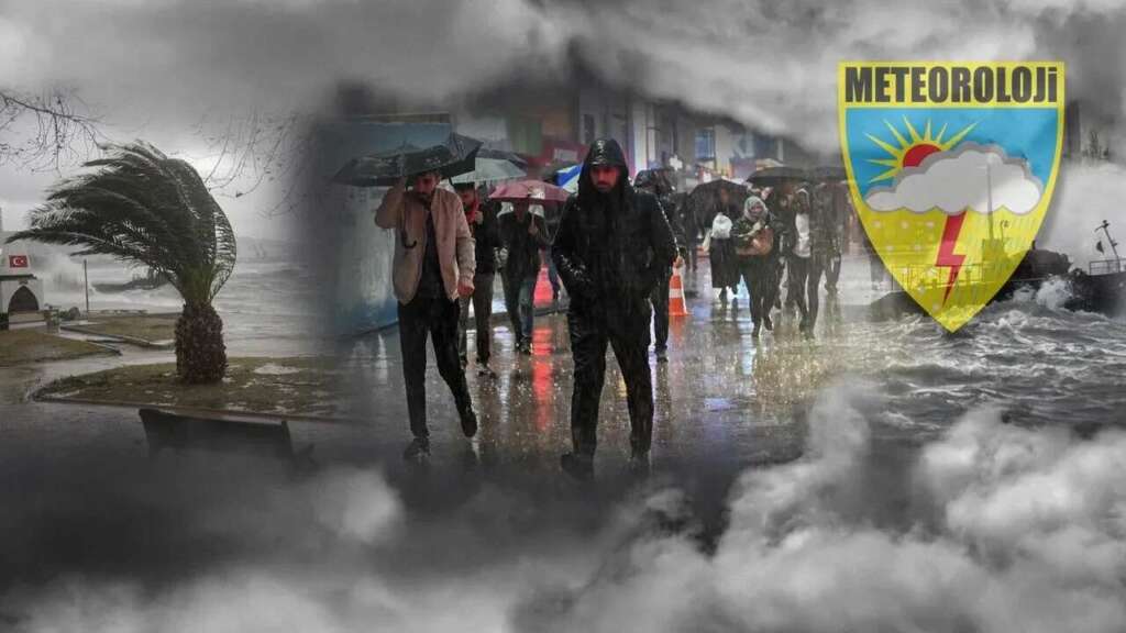 Meteroloji’den sarı kodlu fırtına alarmı! İki gün çok kuvvetli esecek