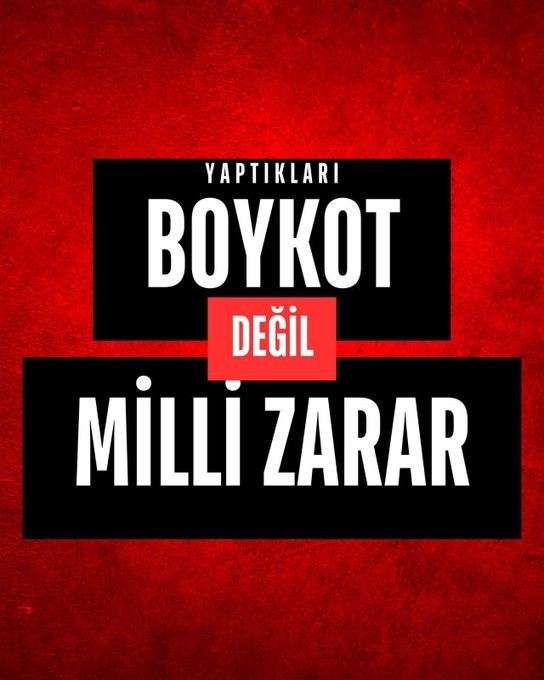 Bakanlardan boykot eylemine sert tepki
