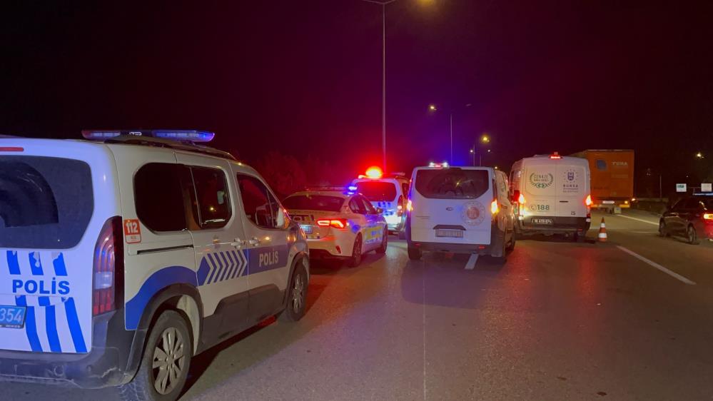 Bursa otobanında feci kaza!