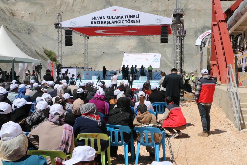 Silvan Sulama Tüneli kazısı törenle başladı