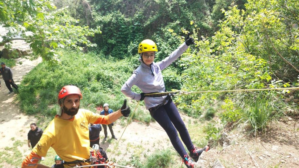 Bursalı küçük dağcılar, doğayla buluştu
