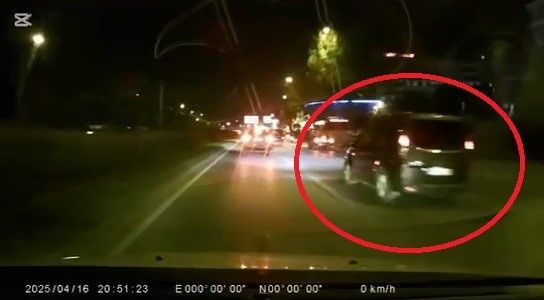 Bursa’da canını hiçe saydı, makas atarak ilerledi