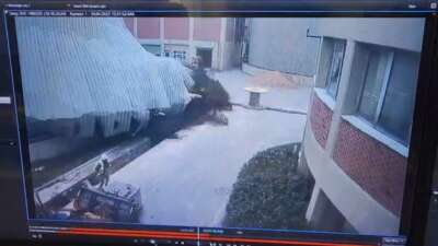 Tuzla’da arıtma tesisindeki patlama anı güvenlik kamerasına yansıdı