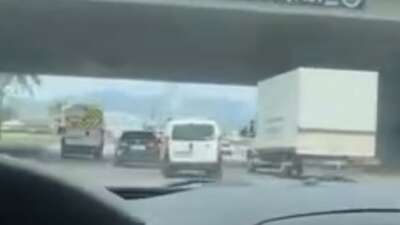Bursa’da ölümüne makas kamerada…