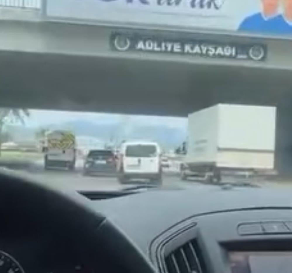 Bursa’da ölümüne makas kamerada…
